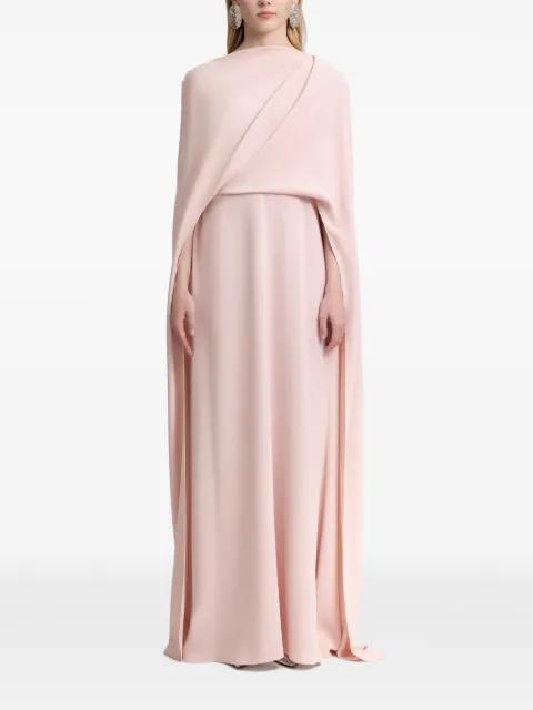 draped maxi dress by GEMY MAALOUF