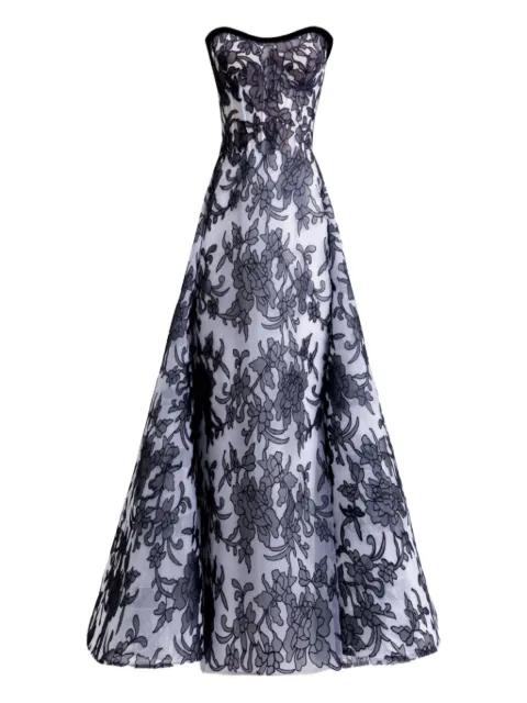 draped overskirt dress by GEMY MAALOUF