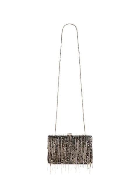 embroidered-sequin clutch bag by GEMY MAALOUF