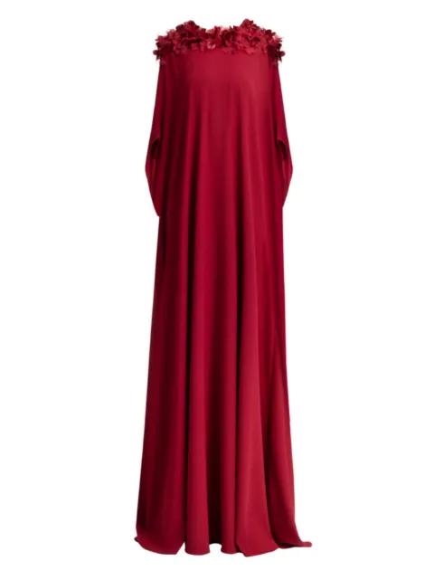 floral-embellished kaftan dress by GEMY MAALOUF