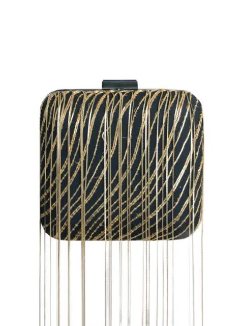 fringed clutch bag by GEMY MAALOUF