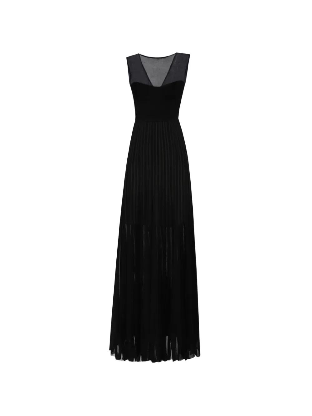 heart-shaped pleated midi dress by GEMY MAALOUF