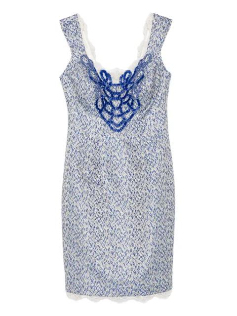 lace-embellished mini dress by GEMY MAALOUF