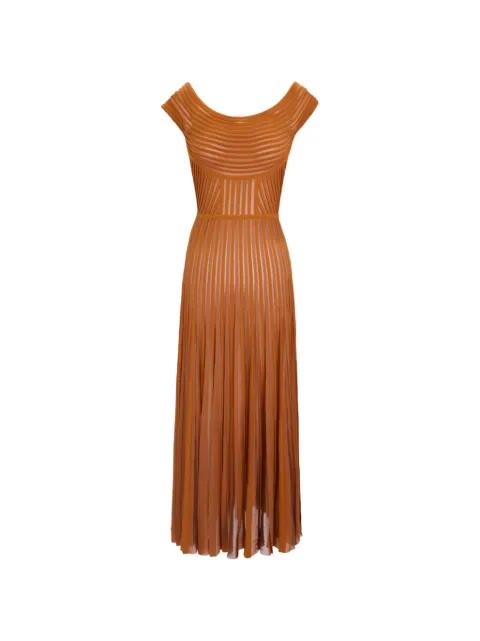 off-shoulder midi dress by GEMY MAALOUF