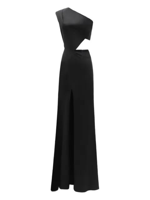 one-shoulder cut-out maxi dress by GEMY MAALOUF