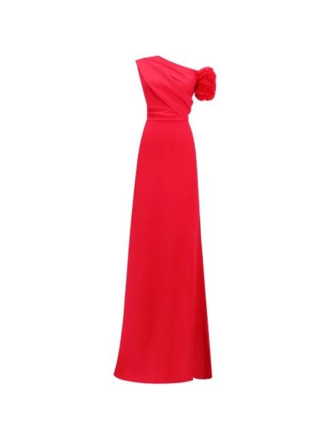 one shoulder long dress by GEMY MAALOUF