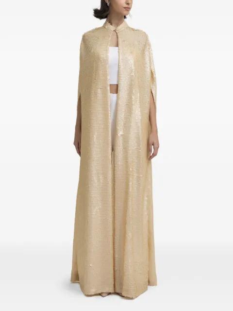 open sequins kaftan by GEMY MAALOUF