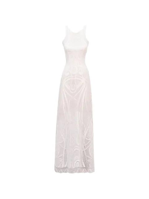patterned midi dress by GEMY MAALOUF
