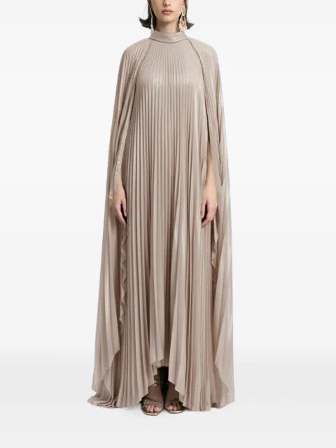 pleated gown by GEMY MAALOUF