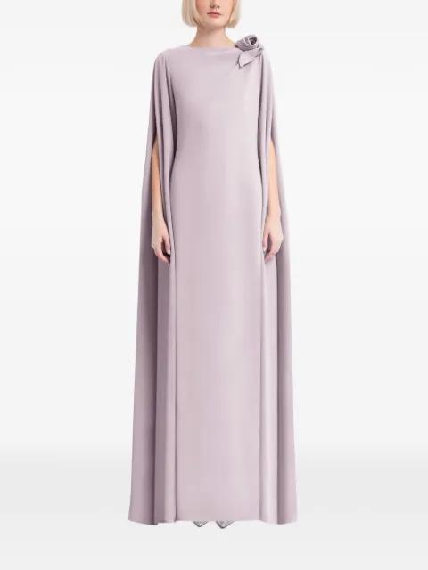 rose-detail maxi dress by GEMY MAALOUF