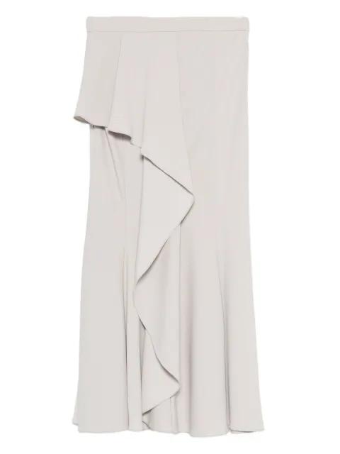 ruffled asymmetric skirt by GEMY MAALOUF