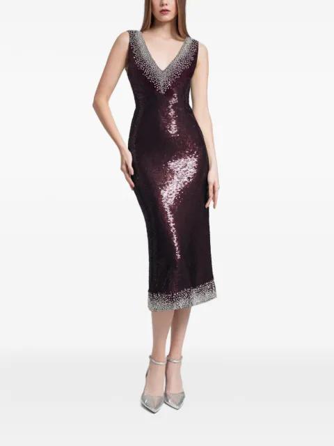 sequined midi dress by GEMY MAALOUF