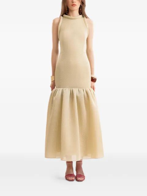 sleeveless midi dress by GEMY MAALOUF