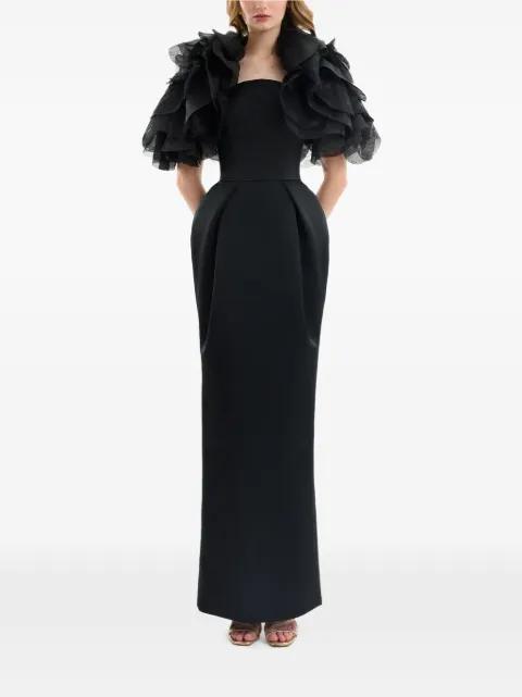 strapless maxi dress by GEMY MAALOUF