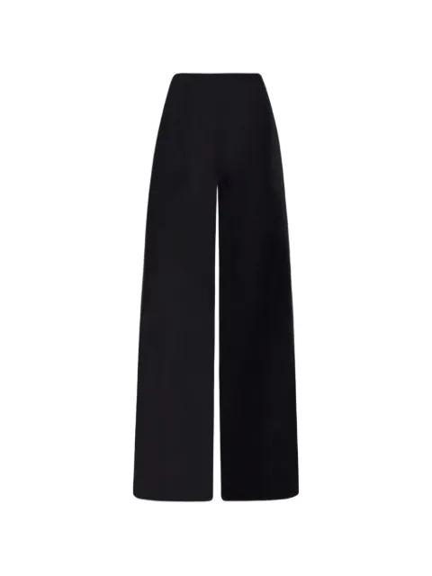 wool wide-leg trousers by GEMY MAALOUF