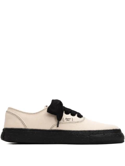 Kiefer canvas low top sneakers by GENERAL SCALE.