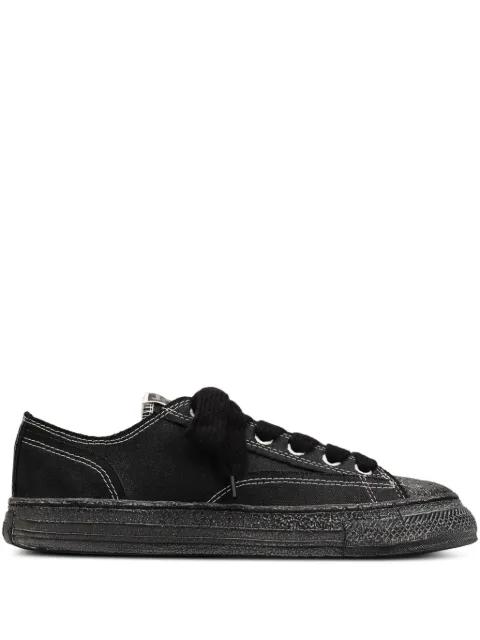 Roy past-sole smudged canvas sneakers by GENERAL SCALE.