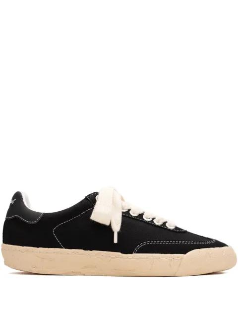 past sole canvas low top sneakers by GENERAL SCALE.
