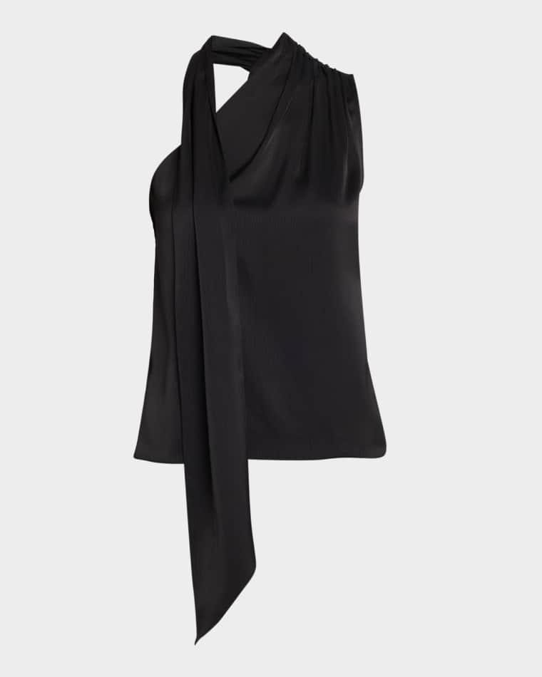 Caliope One-Shoulder Satin Top by GENERATION LOVE