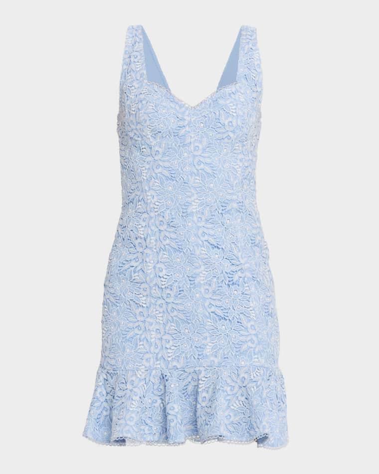 Celena Two-Tone Lace Mini Dress by GENERATION LOVE