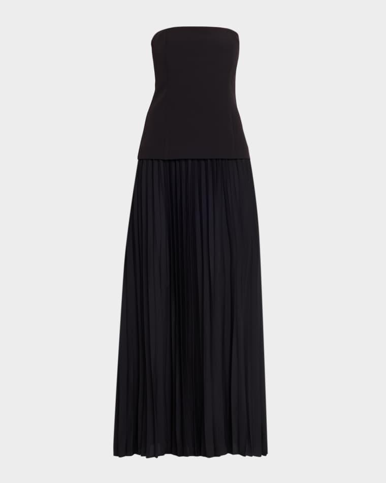 Cody Pleated Strapless Dress by GENERATION LOVE