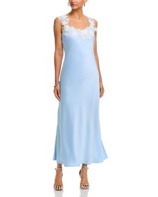 Lala Hammered Satin Maxi Dress by GENERATION LOVE