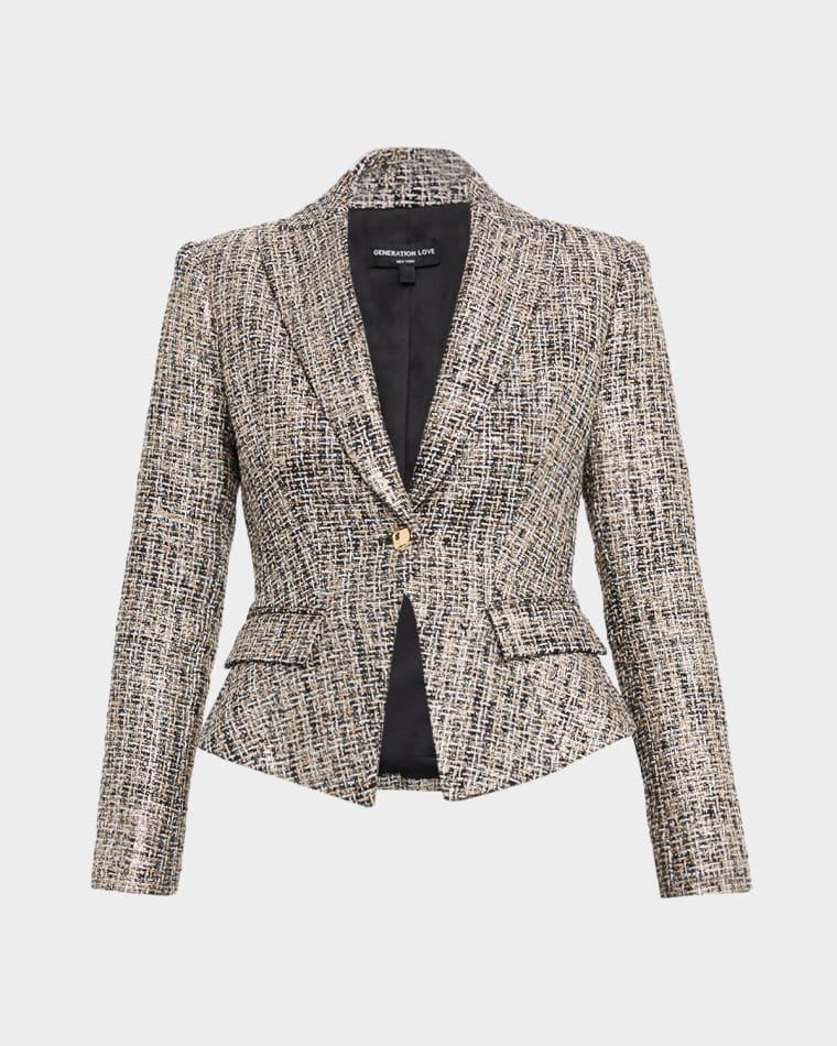 Mara Tweed Blazer by GENERATION LOVE
