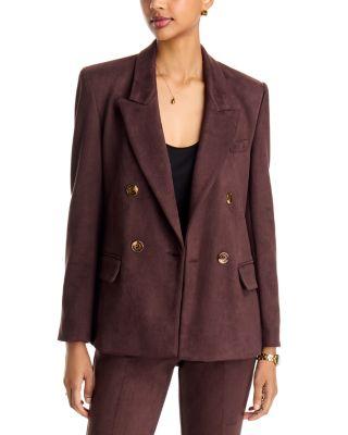 Maverick Faux Suede Blazer by GENERATION LOVE