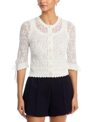 Mia Butterfly Pointelle Cardigan by GENERATION LOVE