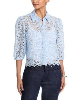 Tammy Two Tone Lace Shirt by GENERATION LOVE