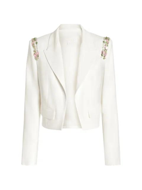 Cady embellished cropped jacket by GENNY