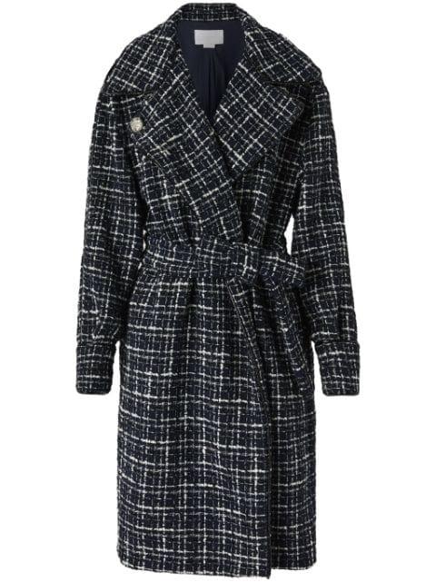 Double-breasted tweed coat by GENNY