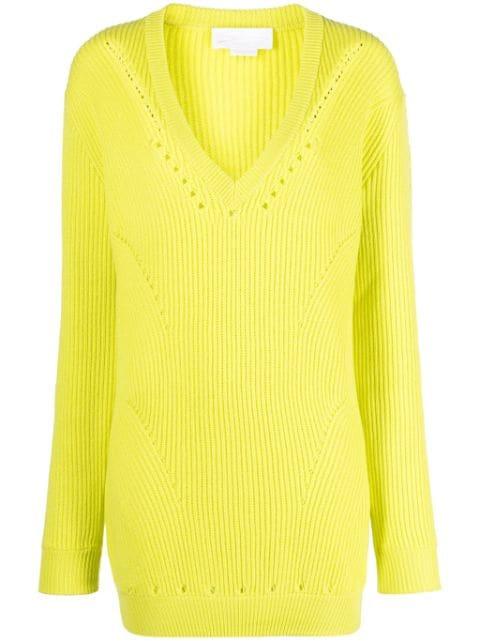 V-neck wool jumper by GENNY