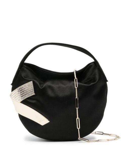 X-jewel satin mini bag by GENNY