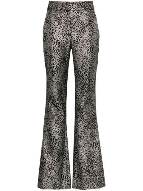 animalier lurex trousers by GENNY