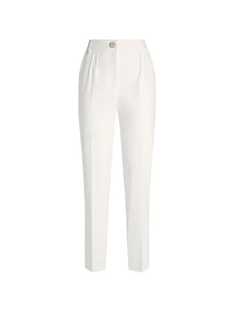 buttoned pleated trousers by GENNY