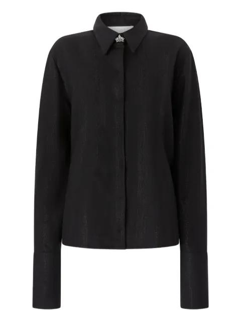 collar-detail shirt by GENNY