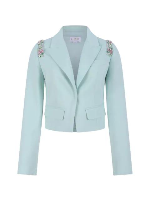 crystal-embellished cropped jacket by GENNY