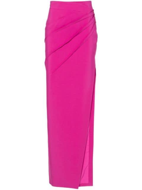 crystal-embellished midi skirt by GENNY