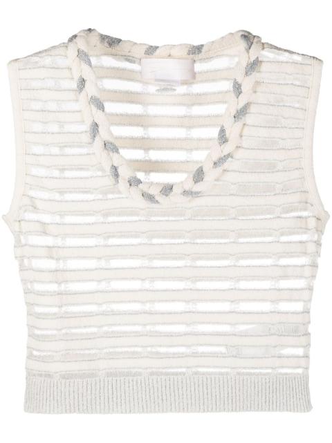 cut-out detail top by GENNY