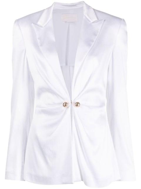 decorative button single-breasted blazer by GENNY