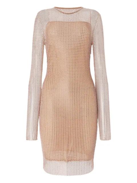 embellished mesh dress by GENNY