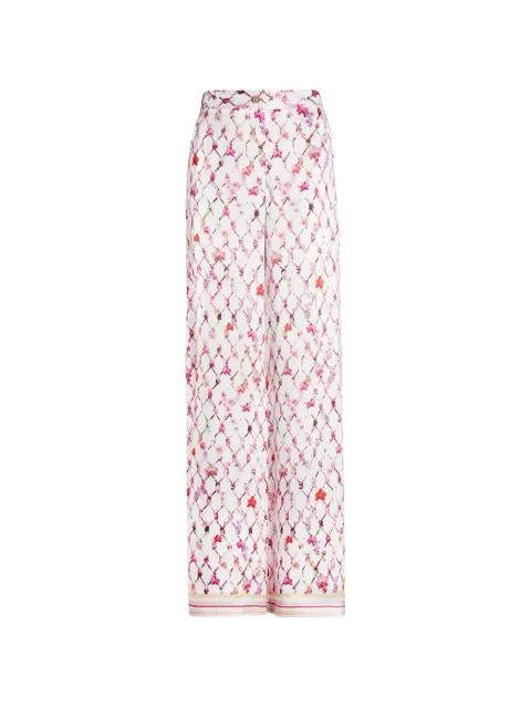 floral print trousers by GENNY