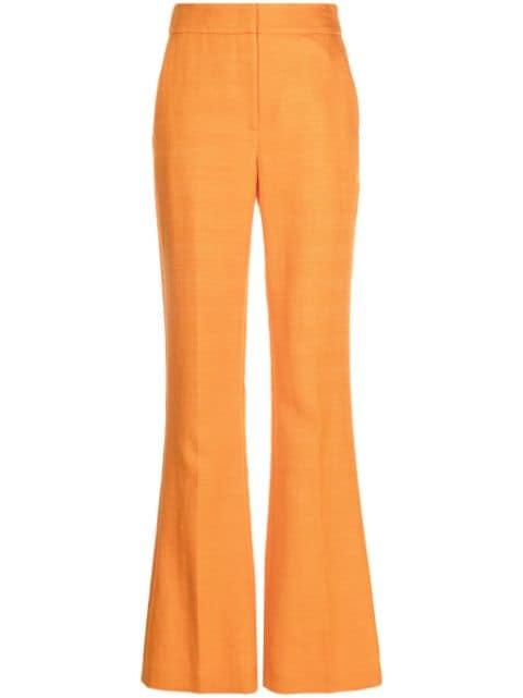 high-waist straight-leg trousers by GENNY