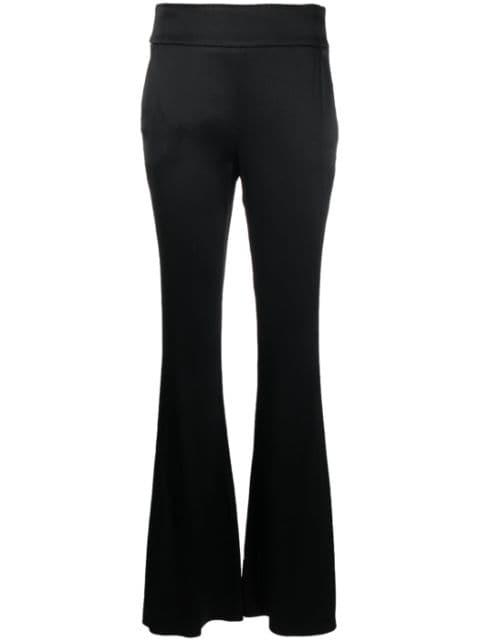 high-waisted flared trousers by GENNY