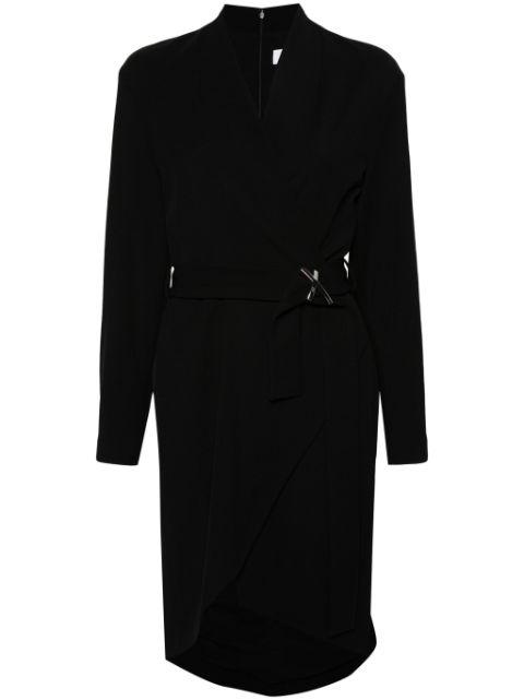 logo-plaque midi dress by GENNY