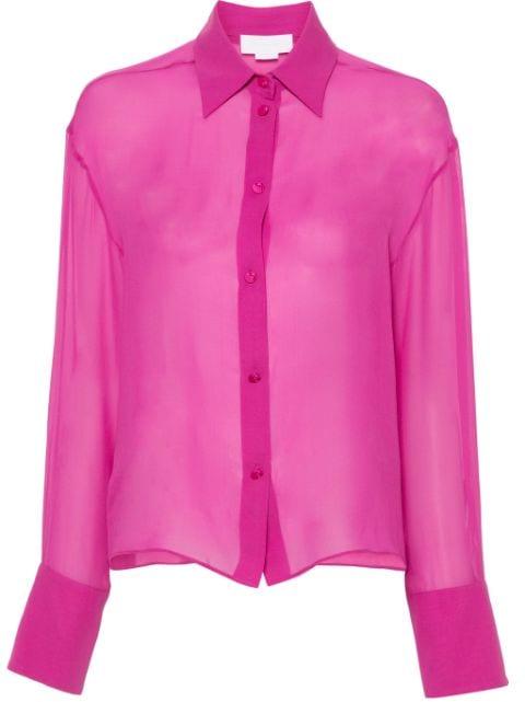 long-sleeve silk shirt by GENNY