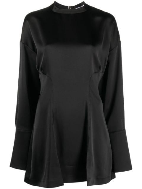 long-sleeved satin blouse by GENNY