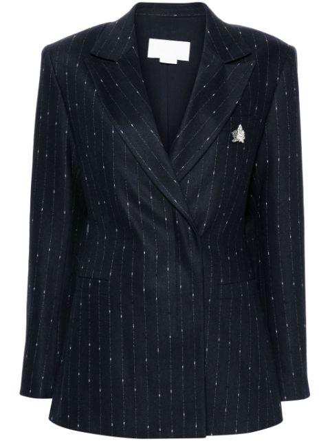 pinstripe-pattern blazer by GENNY