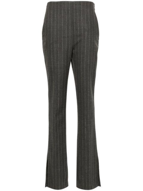 pinstripe wool trousers by GENNY
